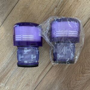 NWT Dyson Purple HEPA-style Vacuum Filters (Pair)